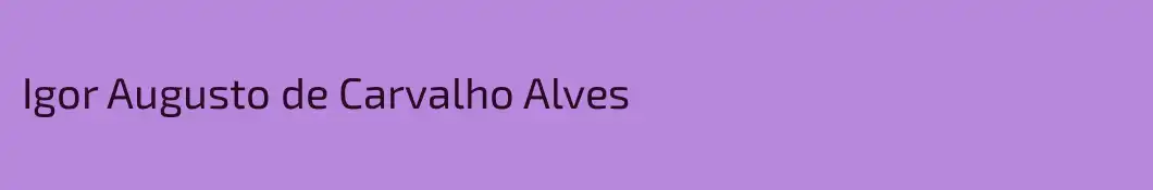 Igor Augusto de Carvalho Alves